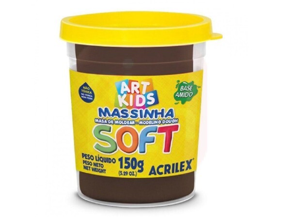 Massa de Modelar Soft 150g Chocolate - Acrilex