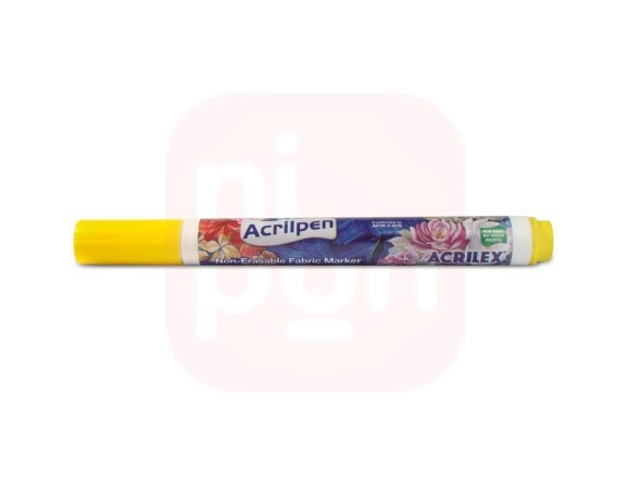 Caneta de Tecido Acrilpen Amarelo Ouro - Acrilex