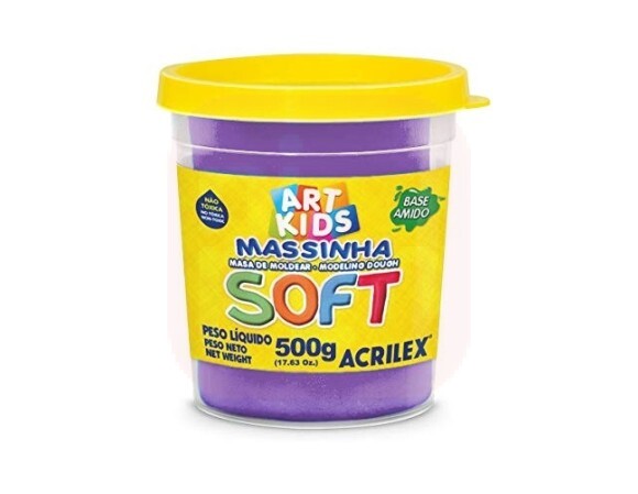 Massa de Modelar 150g Soft Violeta - Acrilex
