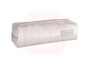 Estojo West Village Metalizado Prata - Tilibra