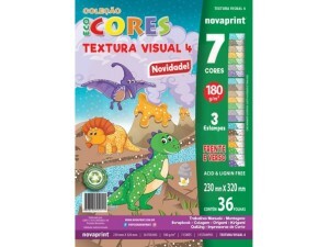 Bloco Eco Cores Textura Visual 4 - 180g 36Fls