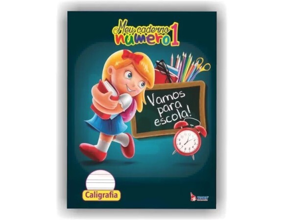 Caderno Caligrafia 40 Fls 70g