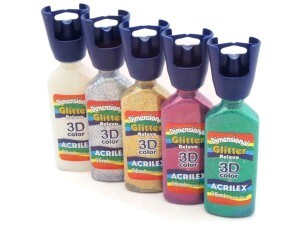 Tinta Dimensional Glitter - Cores