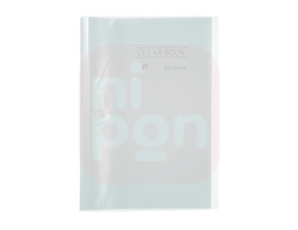 Pasta Catálogo Clear Book 30 Plásticos - Cristal