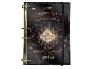 Fichário Colegial Harry Potter Com Elástico Dac