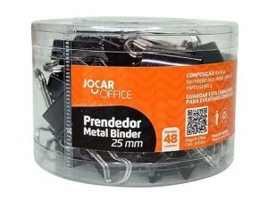 Prendedor Metal Binder 25mm Jocar Office