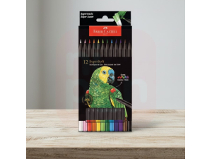 Lápis De Cor Supersoft 12 Cores - Faber Castell