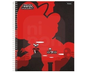 Caderno 1 Matérias Super Mario - Foroni