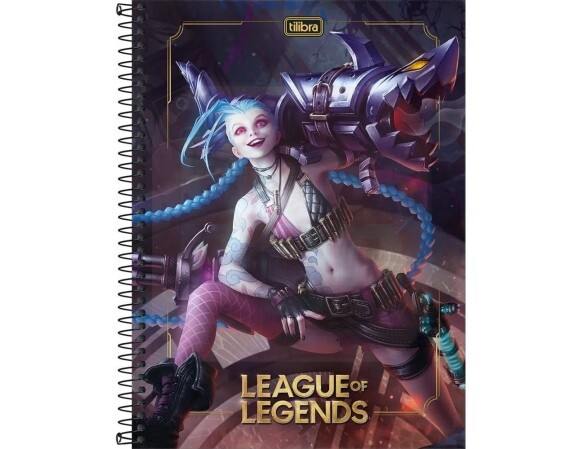 Caderno 1 Matérias League of Legends - Tilibra